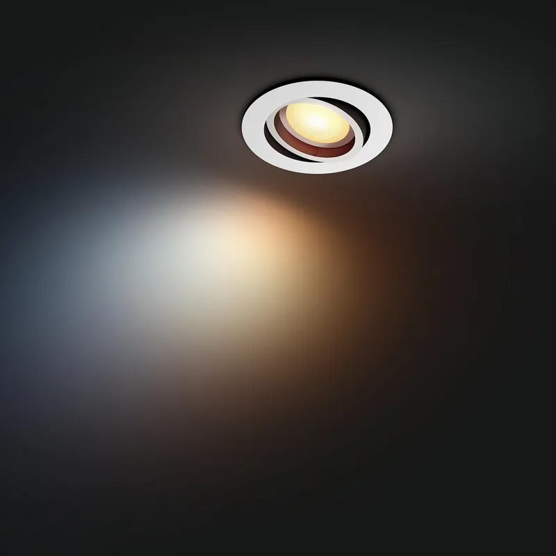 Bild 3 för Philips Hue Milliskin Infälld Spotlight Rund - Aluminium