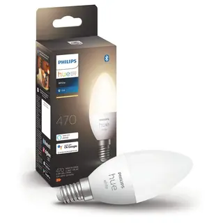 Produktfoto för Philips Hue - Philips Hue White 5.5W Bluetooth E14 Päronlampa Philips Hue