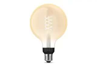 Produktfoto för Philips Hue - Philips Hue White 7W Bluetooth Filament Ø125 E27 Philips Hue