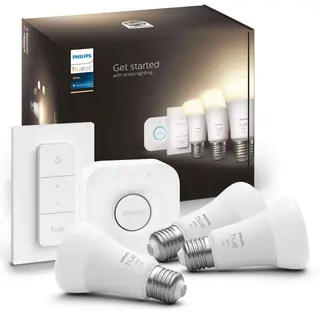 Produktfoto för Philips Hue - Philips Hue White Starter Kit 3 Bluetooth E27 Philips Hue