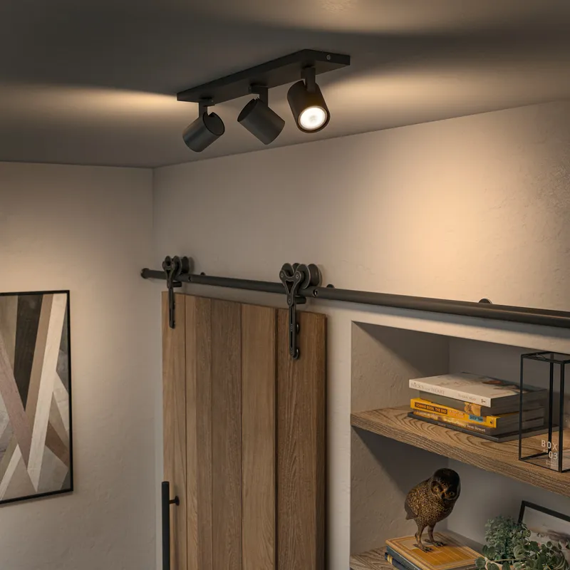 Bild 2 för Philips Hue Runner Trippel Spotlight - Svart - Med Dimmer Switch