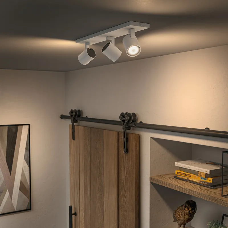 Bild 2 för Philips Hue Runner Trippel Spotlight - Vit - Med Dimmer Switch