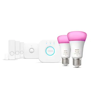 Produktfoto för Philips Hue Secure Sensor WCA E27 Startpaket