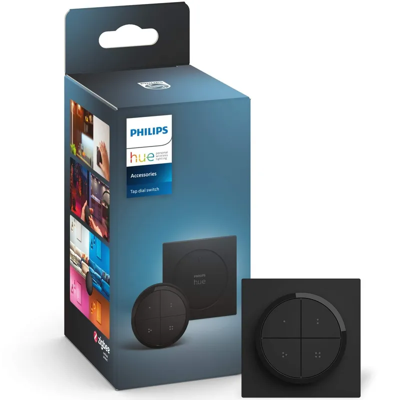 Bild 1 för Philips Hue Tap - Ljusreglage - trådlös - ZigBee - 2400 - 2483.5 Mhz - svart