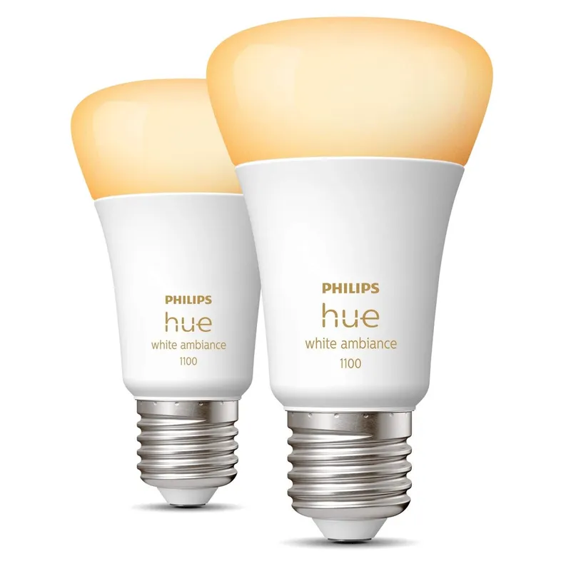 Bild 2 för Philips Hue White Ambiance - E27-lampor - 2-pack
