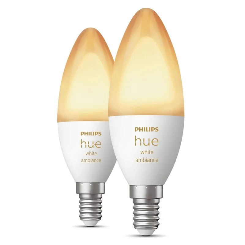 Bild 2 för Philips Hue White ambiance Kerte - E14-lampor - 2-pack