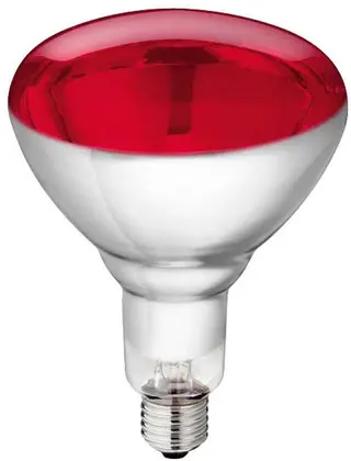 Produktfoto för Philips Infraröd glödlampa Heat lamp BR125 150W Red Dimmable E27