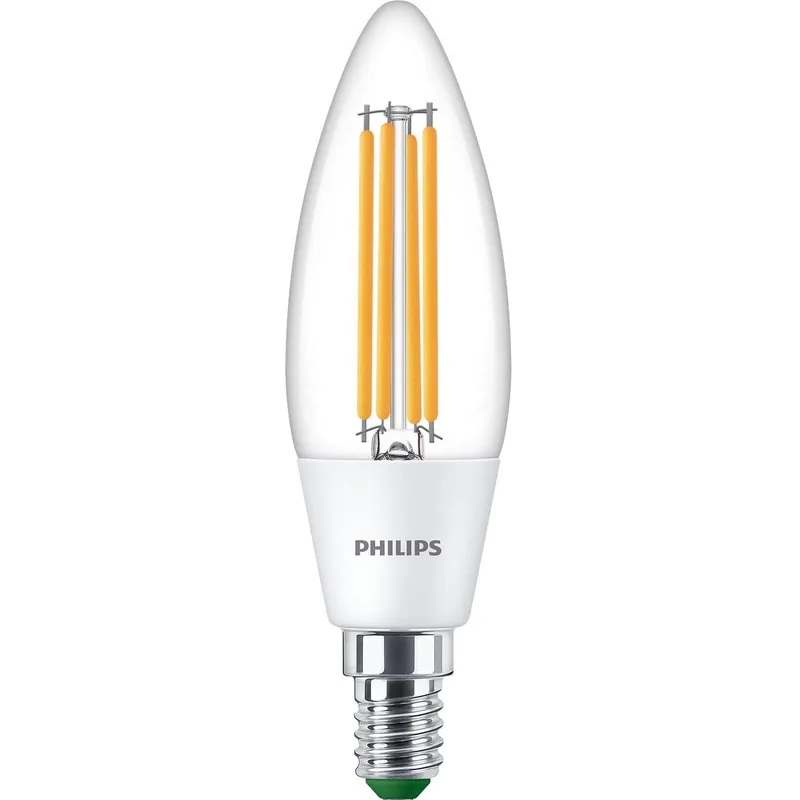 Bild 2 för Philips - LED-glödlampa - form: B35 - klar finish - E14 - 2.3 W (motsvarande 40 W) - klass A - vitt ljus - 3000 K