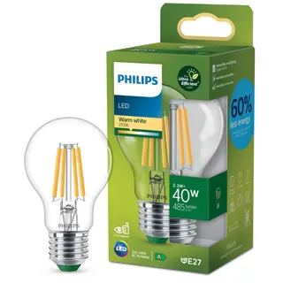 Produktfoto för Philips LED-glödlampa Standard 2,3W/827 (40W) Clear E27