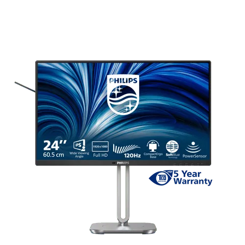 Alternativ bild 0 för Philips - LED-skärm - 24 - 1920 x 1080 Full HD (1080p) - högtalare