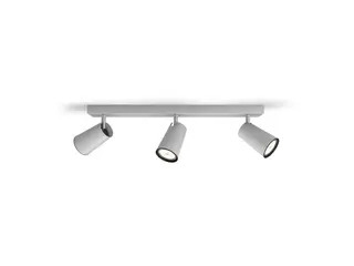 Produktfoto för Philips myLiving Paisley tak-/väggspotlight 3 x, Utanpåliggande spotlight, GU10, 3 lampor, LED, 220-240 V, Gjuten aluminium