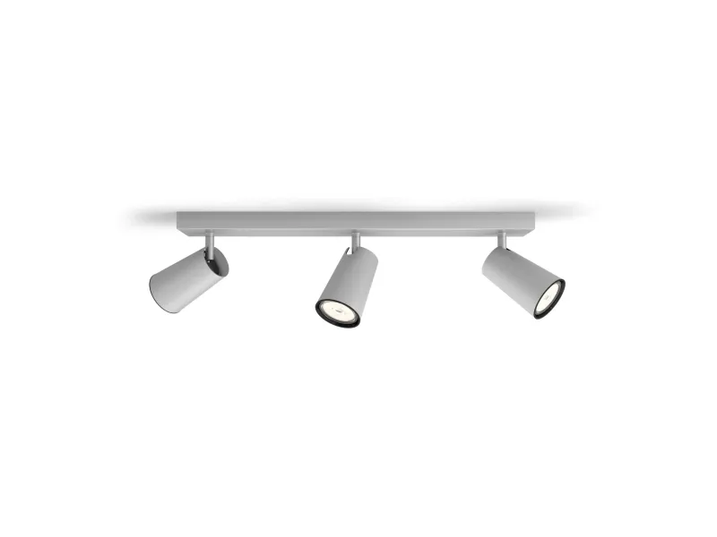 Alternativ bild 0 för Philips myLiving Paisley tak-/väggspotlight 3 x, Utanpåliggande spotlight, GU10, 3 lampor, LED, 220-240 V, Gjuten aluminium