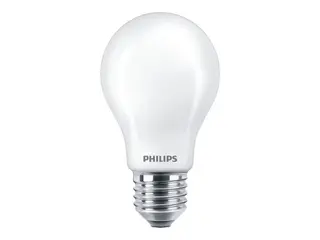 Produktfoto för Philips - Päronlampa LED 10,5W Plast Warmglow (1055lm) Dimbar E27
