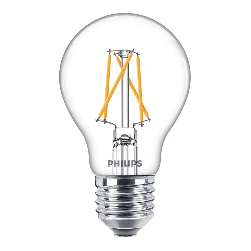 Bild 2 för Philips - Päronlampa LED 2-5-8W Sceneswitch (80/320/806lm) Filament E27