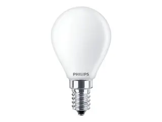Produktfoto för Philips - Päronlampa LED 6,5W Glas Klot (806lm) E14