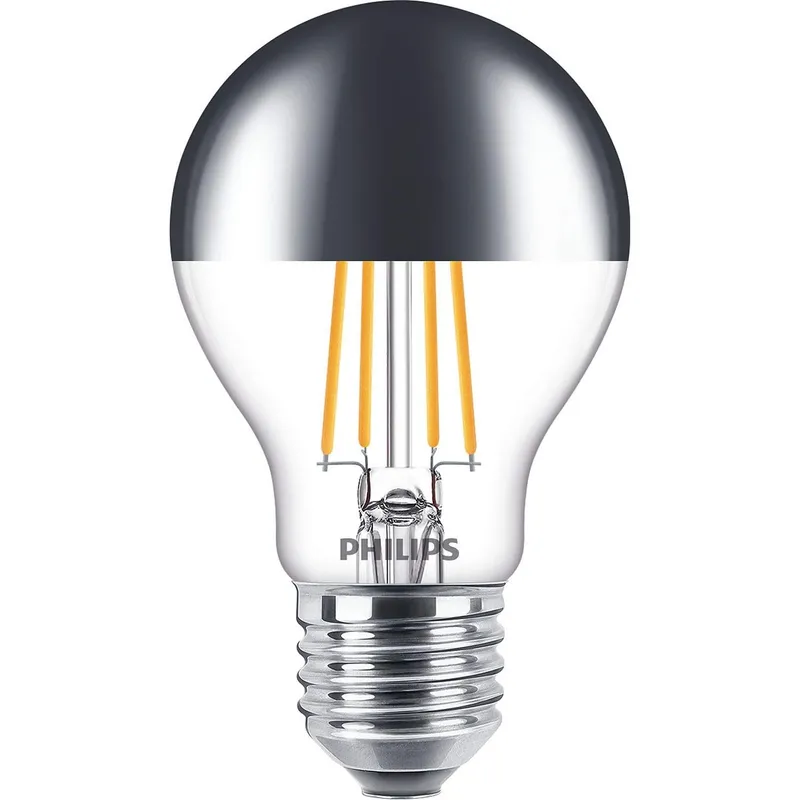 Bild 1 för Philips - Päronlampa LED 7,2W Filament Toppreflektor (650lm) E27