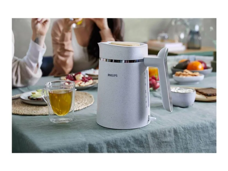 Alternativ bild 0 för Philips Series 5000 HD9365 Eco Conscious Edition - Vattenkokare - 1.7 liter - 2.2 kW - matt silkesvit