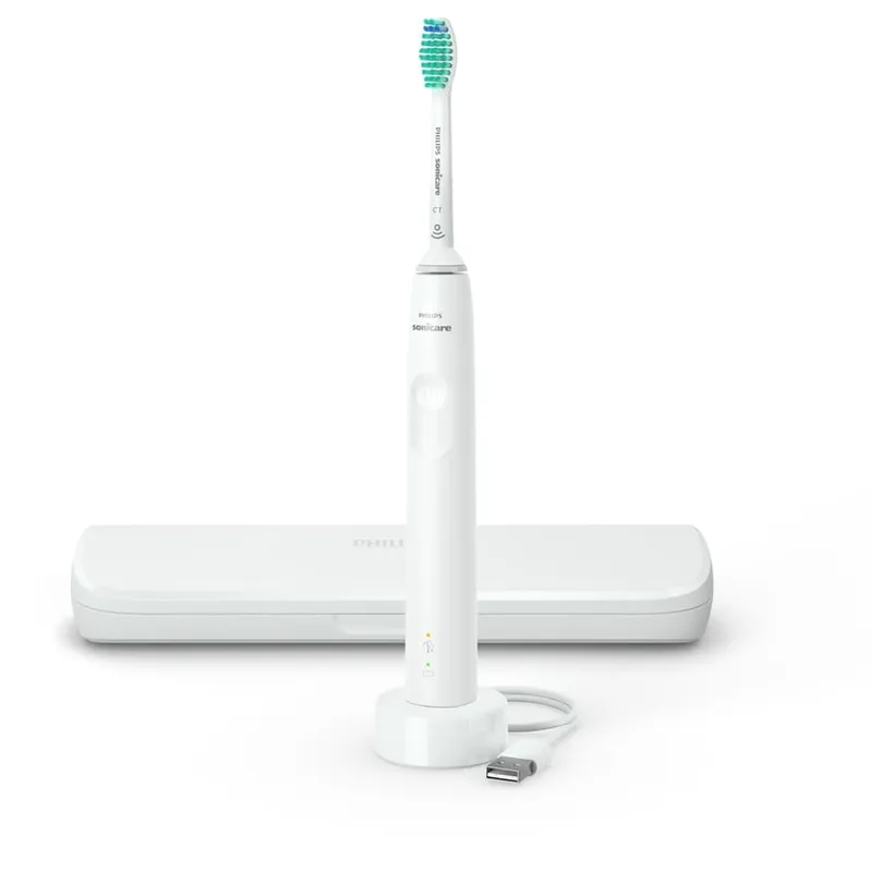 Bild 2 för Philips Sonicare 3100 series med resefodral Vit
