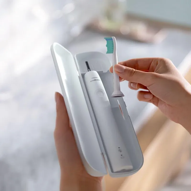 Bild 4 för Philips Sonicare 3100 series med resefodral Vit