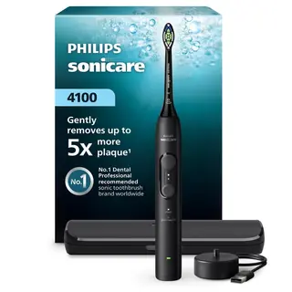 Produktfoto för Philips Sonicare eltandborste 4100 Series HX4043/52 – svart