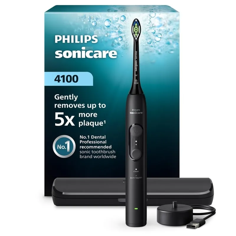 Bild 1 för Philips Sonicare eltandborste 4100 Series HX4043/52 – svart