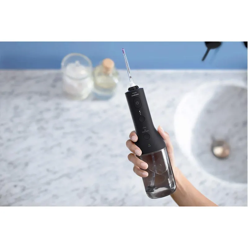 Bild 2 för Philips Sonicare Power Flosser 3000 HX3826 - Mundusch - sladdlös - svart