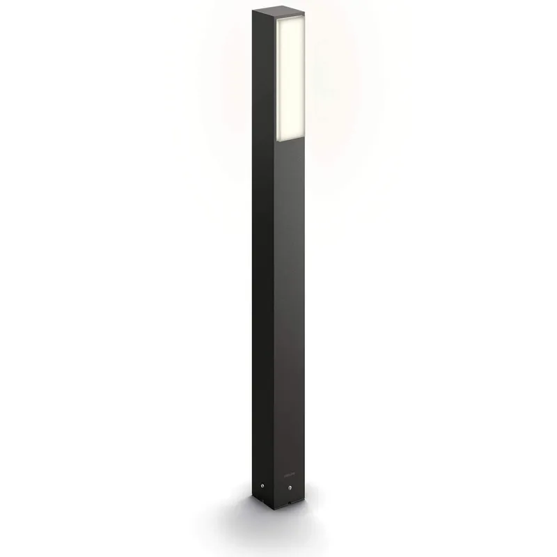 Bild 1 för Philips Stratosphere stolplampa 3,8 W, Utomhus pelar-/stolpbelysning, Antracit, Gjuten aluminium, IP44, Trädgård, Terass, I