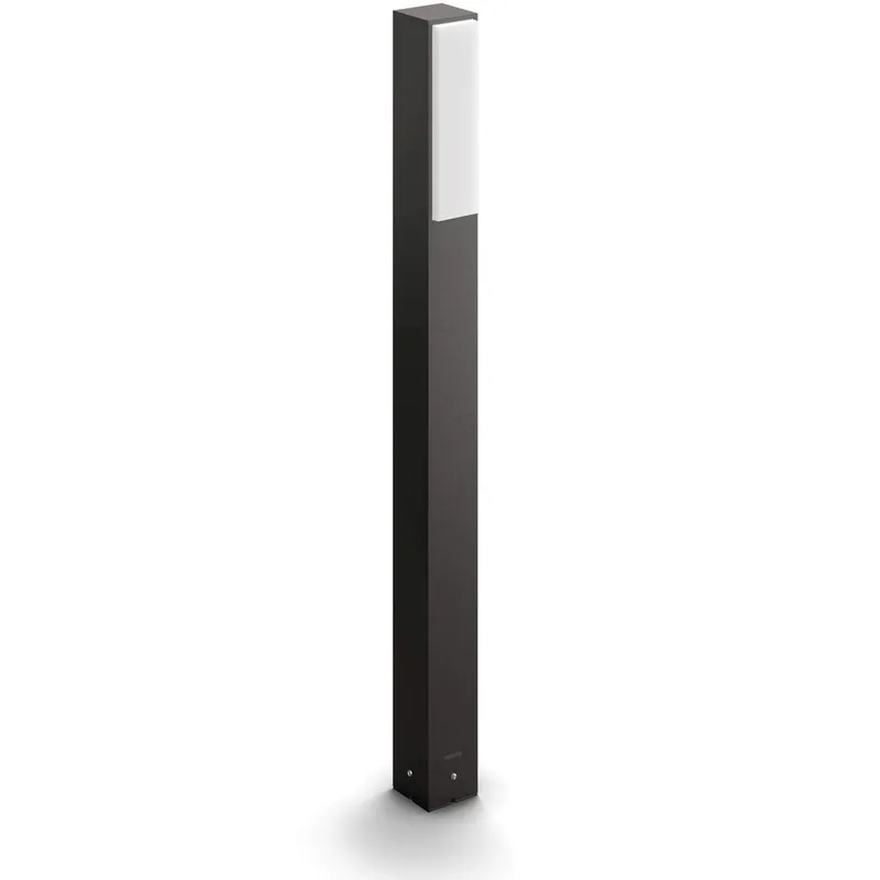 Bild 2 för Philips Stratosphere stolplampa 3,8 W, Utomhus pelar-/stolpbelysning, Antracit, Gjuten aluminium, IP44, Trädgård, Terass, I