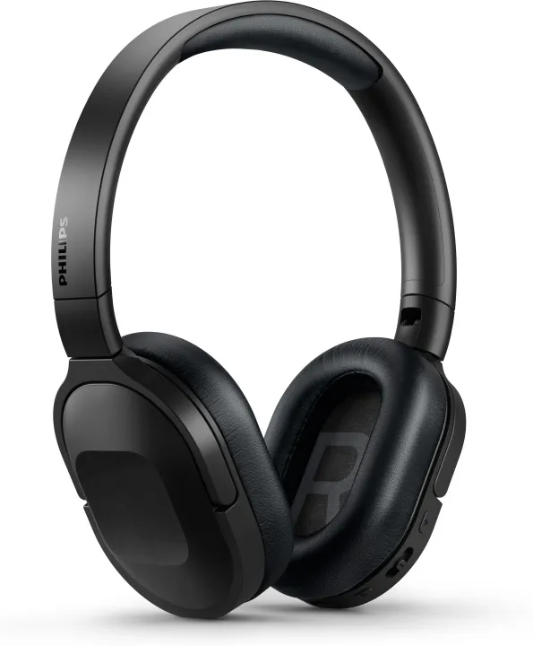 Alternativ bild 0 för Philips TAH6506BK - Hörlurar med mikrofon - fullstorlek - Bluetooth - trådlös - aktiv brusradering - 3,5 mm kontakt - svart