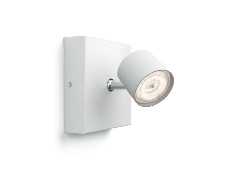 Alternativ bild 0 för Philips WarmGlow LED Star enkel spot, Utanpåliggande spotlight, Glödlampan/-lamporna kan inte bytas ut, 1 lampor, LED, 4,5 W, 2700 K