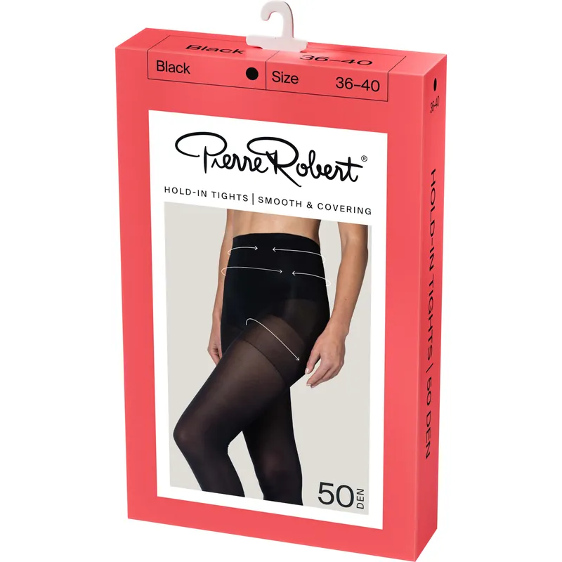 Bild 1 för Pierre Robert Strumpbyxor Hold-In Tights 50 Svart polyamid Strl 36/40 Dam