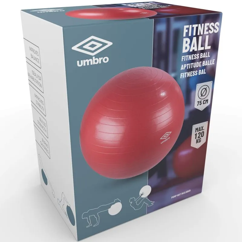 Bild 2 för Pilatesboll Röd 75cm
