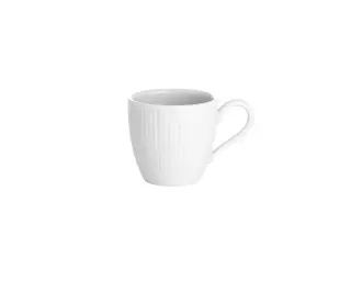 Produktfoto för Pillivuyt Cup Plissé 9 cl 5.8 cm White