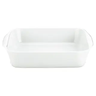 Produktfoto för Pillivuyt - Kvadratfad - Eldfast skål - Nr. 4 - hvid - 27cm - L27 x B27 cm