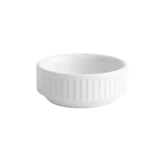 Produktfoto för Pillivuyt Miniskål Plissé 7 x 3 cm Hvid