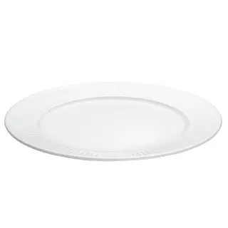 Produktfoto för Pillivuyt Plate Plissé 24 cm Hvid