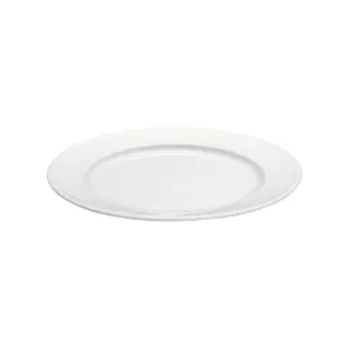 Produktfoto för Pillivuyt Vit Plissé tallrik, Ø 17 cm.