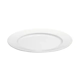 Produktfoto för Pillivuyt Vit Plissé tallrik, Ø 20 cm.