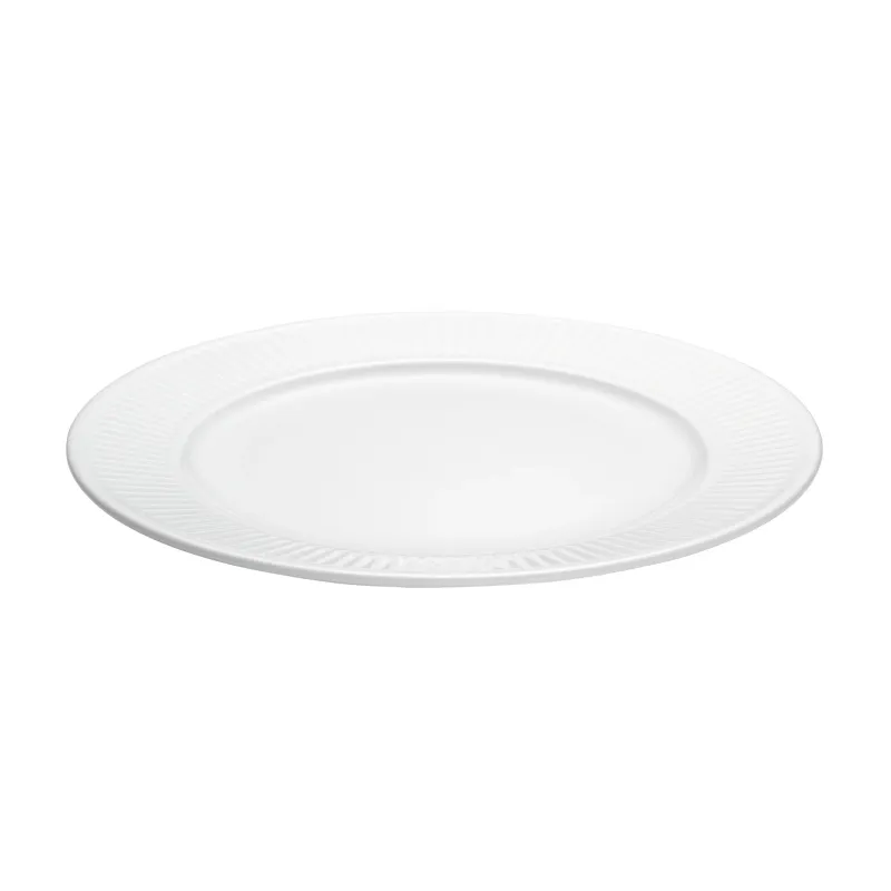 Alternativ bild 0 för Pillivuyt Vit Plissé tallrik, Ø 22 cm.