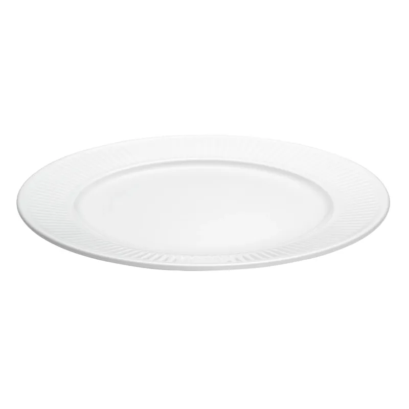 Alternativ bild 0 för Pillivuyt Vit Plissé tallrik, Ø 26 cm.