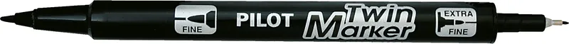 Alternativ bild 0 för Pilot Begreen Begreen Twin Ended Marker, tunn och extra tunn spets, svart