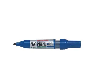 Produktfoto för Pilot Begreen Begreen V Super Color permanent märkpenna, kulspets på 2,3 mm, blå