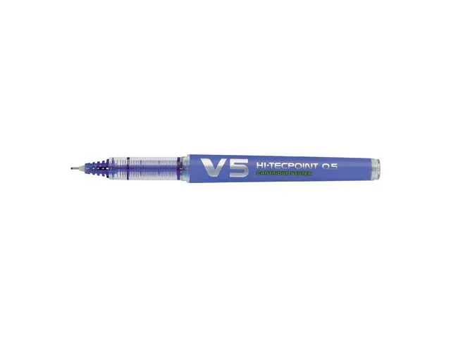 Alternativ bild 0 för Pilot Begreen Bläckkulpenna, Begreen Hi-Tecpoint V5 rollerballpenna med stift, extra tunn spets på 0,5 mm, blå