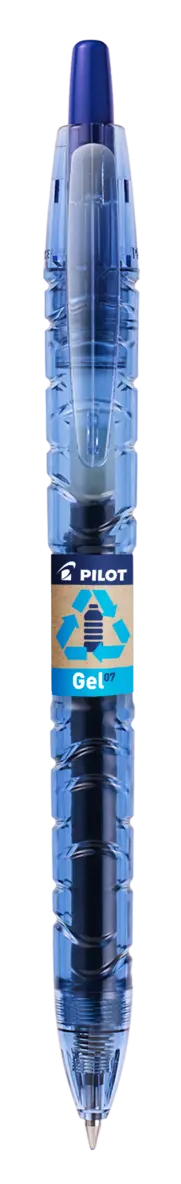 Produktfoto för Pilot Begreen Gelpenna B2P 0,7 blå