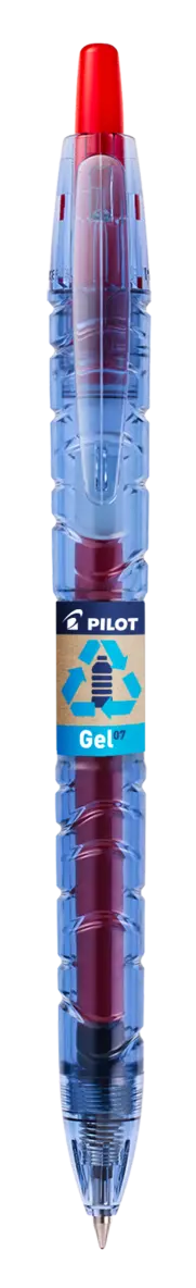 Produktfoto för Pilot Begreen Gelpenna B2P 0,7 röd