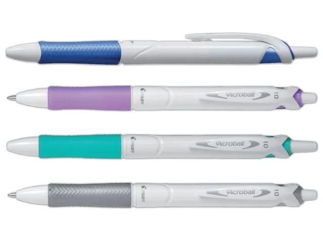 Alternativ bild 0 för Pilot Begreen Kulpenna, Begreen Acroball PureWhite, mediumspets 1,0 mm i vitt