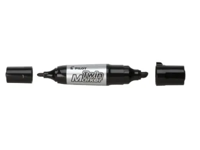 Alternativ bild 0 för Pilot Begreen Märkpenna Twin Marker jumbo svart