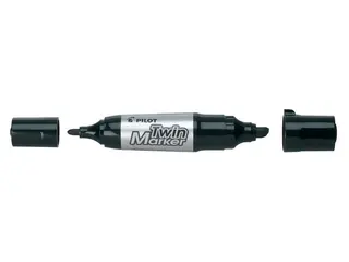 Produktfoto för Pilot Begreen Märkpenna Twin Marker jumbo svart