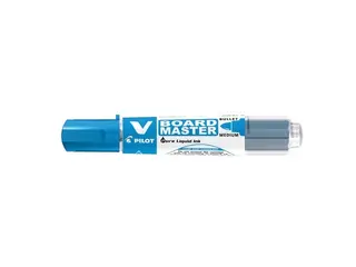 Produktfoto för Pilot Begreen Whiteboardpenna Begreen V-Board Master, snedskuren spets på 6,0 mm, blå