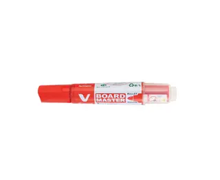 Produktfoto för Pilot Begreen Whiteboardpenna Begreen V-Board Master, snedskuren spets på 6,0 mm, röd